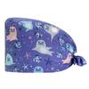 Gorro Quirúrgico para Mujer de Algodón Puro Transpirable con Estampado Gorro Baotou Dental para Hombre Gorro de Dentista Enfermera Gorro de Trabajo a Prueba de Polvo
