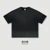 Marca Tendência Transfronteiriça Camiseta Lavada Pesada Verão 2026 para Homens, Tamanho Grande, Gola Redonda, Camiseta 100% Algodão, Ombro Caído, Caimento Solto, Manga Curta Estilo Americano