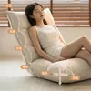 Assento tatami com encosto, reclinável, para dormir, dobrável, sofá preguiçoso, almofada para janela de sacada de quarto de solteiro, sofá pequeno