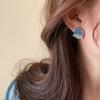 Brincos Cravejados de Diamantes para Mulheres, Novos Brincos Tendência 2026, Popular na Internet, Brincos Quadrados Geométricos Elegantes e de Alta Qualidade