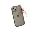 Nueva Chica Gordita para Apple 15promax Ojos Grandes TPU Simple Color Sólido Transparente 7 Funda Suave 11 Funda para Teléfono Móvil