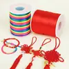 No. 5 Pulseras de Cuerda Trenzada Nudo Chino para Hombres y Mujeres, Accesorios de Joyería Hechos a Mano DIY, Materiales, Cuerda Multicolor