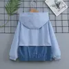 Ropa Casual de Protección Solar de Bloques de Color para Niños de Verano 2026 Nueva Protección UV Ligera de Seda de Hielo Ropa de Sombrilla para Niños