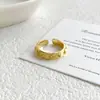 Anel de Quatro Estrelas Cravejado com Zircônia Estilo Simples para Mulheres, Anel Aberto da Moda de Luxo Leve, Anel para Dedo Indicador, Joia de Mão Tendência Personalizada