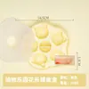 Garra de Gato Bebé Caja de Suplemento Alimenticio de Silicona Caja de Almacenamiento Fresco Charola para Hielo Molde para Cubitos de Hielo con Tapa Molde para Pastel Retortable Hielo Congelado