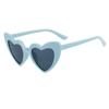 2022 nuevo estilo coreano Dulce gafas de sol para niños lindas con forma de corazón gafas de sol con protección solar moda fiesta gafas para bebé