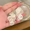 Pendientes Largos con Borlas y Conchas Estilo Vacaciones en Isla para Mujer 2025 Nuevo Estilo Pendientes Elegantes Exagerados Pendientes Dulces de Playa