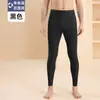 Roupa íntima térmica masculina no atacado, calças de outono autocalefatoras, leggings de camada base quentes para o inverno, forradas com fleece e espessadas para clima frio
