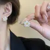 Brincos de Flor Super Fada Populares e Modernos High-End Niche Brincos de Verão Novos Brincos da Moda para Mulheres