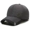 Nova boina de beisebol de veludo cotelê de inverno para homens de meia-idade e idosos, com forro de lã para aquecimento extra, design espessado e proteção para as orelhas