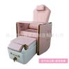 Masaje de Pies, Sofá para Manicura, Pedicura, Silla para Pedicura y Pestañas, Sofá Multifuncional de Exportación, Luz Ambiental de Colores, Posición de Sentado y Reclinado Ajustable