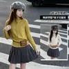Top de Principios de Otoño para Niñas Nuevo Estilo 2026 Camiseta Versátil de Manga Larga para Niños Se Ve Bien en las Niñas Se Puede Usar Afuera Camisa de Capa Base de Felpa