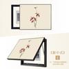 Caixa de distribuição pintura decorativa novo estilo chinês não perfurado pintura pendurada push-pull medidor caixa interruptor de corrente fraca caixa de interruptor principal mural