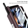 Aplicable a la carcasa del teléfono móvil plegable Samsung Z fol4, carga inalámbrica, soporte magnético para lápiz, soporte creativo z fol3, carcasa protectora