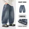 Jeans Masculino Outono Roupa Nova Primavera e Outono Roupas Infantis Calça Comprida Meninos Pequenos Roupas de Outono