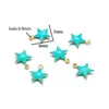 Pingente Colorido de Aço Inoxidável 18K Lua Estrela Cruz para DIY Colar Pulseira Acessórios de Pingente Joias