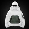 Chaqueta de Polar Estilo Europeo y Americano 2025 Otoño e Invierno Mismo Estilo Imitación Cachemira Cárdigan con Doble Capucha Chaqueta con Cremallera para Hombres y Mujeres Parejas