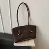 Bolsa Tote de Ombro Grande Capacidade Estilo Vintage Tendência Europeia e Americana Conjunto de Duas Peças Novo 2025 Outono e Inverno para o Trabalho