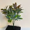 Manos de plantas verdes artificiales para proyectos de decoración suave de habitaciones modelo de casa de huéspedes y hotel, decoración de pared de fondo, césped artificial al por mayor