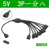 Hub de sincronización de placa base 5V 3 pines 12V 4 pines Interfaz RGB línea de expansión multi-cabeza de un punto Línea de extensión ARGB