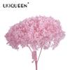 Hortensia de Hoja Pequeña Flor Eterna de Yunnan Flor Seca Rama Única Adornos para Decoración del Hogar Ramo Hecho a Mano Material DIY Venta al por Mayor