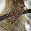 Cinturón vikingo celta con relieve, venta transfronteriza, cinturón de caballero medieval vintage, accesorios de escenario para cosplay