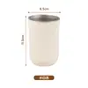 Taza de Agua de Acero Inoxidable 304, Taza de Café de Aspecto Elegante, Taza para Lavarse para Dormitorio de Estudiantes, Taza para Beber, Taza de Plástico, Se Puede Imprimir con Logo