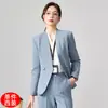 Estilo Novo Outono/Inverno 2026 Uniforme de Trabalho para Recepcionista de Recepção, Loja de Joias, Salão de Beleza, Terno Profissional Elegante Feminino