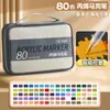 Marcador de Acrílico Líquido Recto para Estudiantes de Primaria Especial para Arte 80 Colores 120 Colores Punta Suave Apilable Pluma de Acuarela Estilo Nuevo