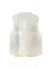 Chaleco Bordado con Flores 2025 Chaleco de Primavera Top Cárdigan de Color Contrastante Transfronterizo Chaleco sin Mangas Estilo Chino Chaqueta para Mujer
