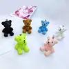 Llavero de Oso Muppet Moda de Alta Gama Llavero de Llave de Coche para Pareja Muñeco Exquisitos Accesorios para Colgar en Bolsos Adornos para Coche