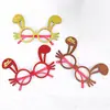 Nuevas gafas decorativas navideñas para adultos y niños, regalo de Navidad, suministros para fiestas, marcos de gafas creativos, venta al por mayor