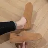 Nuevos zapatos de moda retro para hombre estilo Birkenstock 2026 con hebilla cuadrada, ligeros, versátiles, sin cordones, mocasines casuales