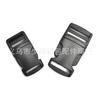 Hebilla de plástico negro para coche de 20~51 mm de fábrica, hebilla de ajuste de cincha para cinturón de mochila, hebilla de herramientas, suministro directo