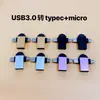 Adaptador otg tipo dos en uno typec a usb3.0 conexión a teléfono móvil Android descarga de unidad U ratón teclado otg