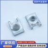 Parachoques de coche tornillo de matrícula base fija hebilla M6 clip de resorte de lámina clip galvanizado