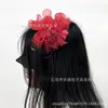 Moda Europeia e Americana Novo Retrô Renda de Rede Corsage Acessórios de Cabelo Flor de Cabeça Festa do Chá Participar Acessórios para Baile de Máscaras Flores