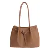 Bolso de Mano Retro Estilo Coreano para Viajes Diarios para Mujer 2025 Invierno Nuevo de Alta Calidad Casual y Elegante Bolso de Hombro Único