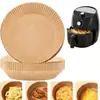 Fabricante de Papel para Freidora de Aire Papel Especial para Freidora de Aire Sartén de Papel de Aluminio Cubierta para Alimentos Tazón Desechable Bandeja de Bambú Comida