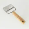 Faca de Batata Elegante Faca Ondulada Especial Batata Aço Inoxidável Batata Frita Cozinha Cortador de Legumes Doméstico Fatiador Onda