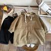 Ropa para niños de Corea del Sur, abrigo de estilo coreano para niño, abrigo informal de primavera y otoño para niños, abrigo de longitud media para bebé de estilo occidental para niña.