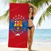 Toalla de Playa con Insignia de Club de Equipo de Fútbol de Amazon Transfronterizo Microfibra Estampado de Playa Toalla de Baño Toalla de Secado Rápido
