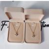 Caja de Joyería de Franela Transfronteriza de Alta Calidad Caja para Collar Pulsera Caja para Anillos Aretes Caja de Embalaje para Joyería Pulsera