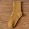 Meias de Terry Outono e Inverno, Meias de Cano Médio para Homens, Meias de Toalha Grossas de Inverno Lisas para Homens, Antiodor, Absorventes de Suor, Meias Quentes