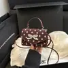Moda Verano 2026 Alta Calidad Elegante Lunares Simple Versátil Bolso de Hombro Cruzado Bolso Cuadrado Pequeño