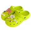 Sandalias caladas de nuevo estilo para uso exterior en verano, decoraciones para zapatos DIY, sandalias de playa de suela gruesa, frescas, a la moda, antideslizantes, transpirables, de secado rápido, pantuflas que aumentan la altura