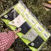 Calcetines de Algodón de Malla Casual Buyun Carnival para Hombre de Media Pantorrilla Calcetines de Algodón Desodorantes Costura Sin Costuras Hechos a Mano 26 Verano