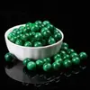 Cor Jadeíte Verde Completa Dragão de Ferro Verde Seco Contas Redondas, Contas de Jade para Diy, Quartzo Jade Contas Soltas Verde Seco