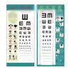Gráfico de Olhos Personalizado Transfronteiriço Padrão Logarítmico Impressão Fabricante Loja de Óculos para Teste de Visão Gráfico de Olhos para Casa Atacado