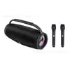 Mini Alto-falante Bluetooth Pequeno Áudio Bolsa de Tecido Bolsa para Exterior Alto-falante Sem Fio Subwoofer Desktop Casa
